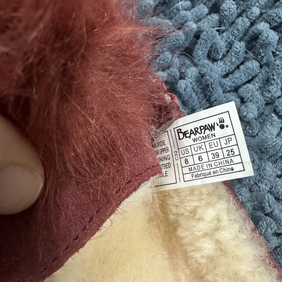 BearPaw Suede Sheepskin Moccasin - Picture 4 of 7